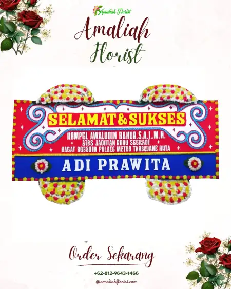 Papan Bunga Ucapan Selamat Sidomoyo