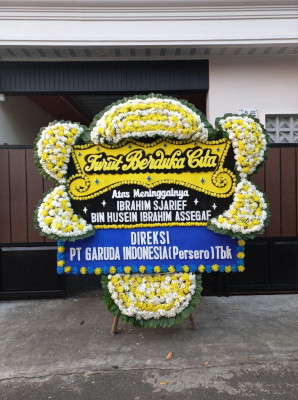 Papan Bunga Duka di Sidomoyo